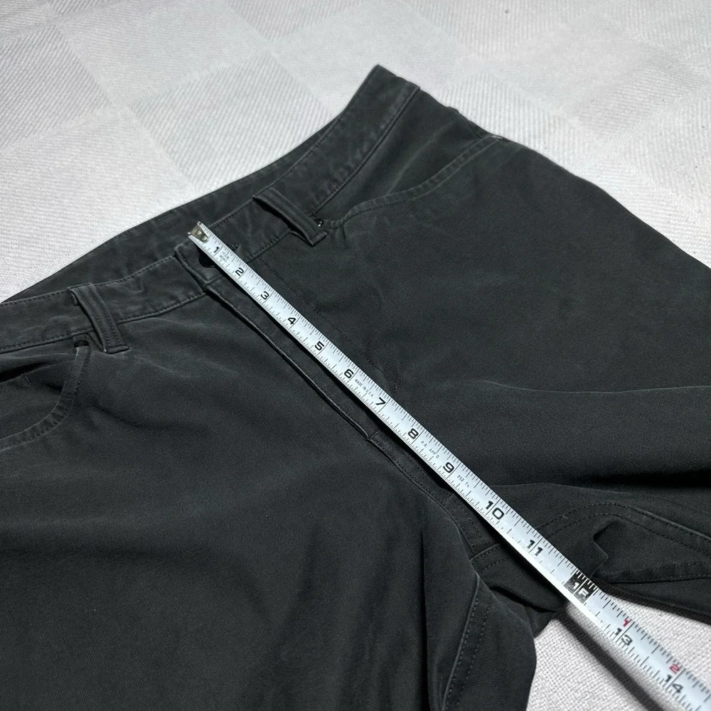 Lululemon ABC Slim Utilitech Pants Mens 33x33 Black Stretch 5 Pocket Jean Active - Picture 9 of 12